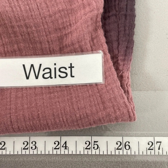 Pure Jill Button Up Tunic Blouse Ombre Red Purple Size Large L - Picture 16 of 16